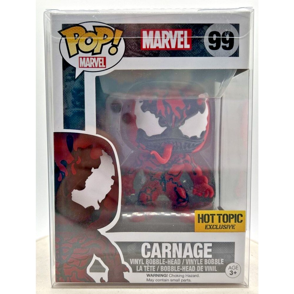 Funko Pop! Marvel Carnage Hot Topic Exclusive Protective Case #99 F25